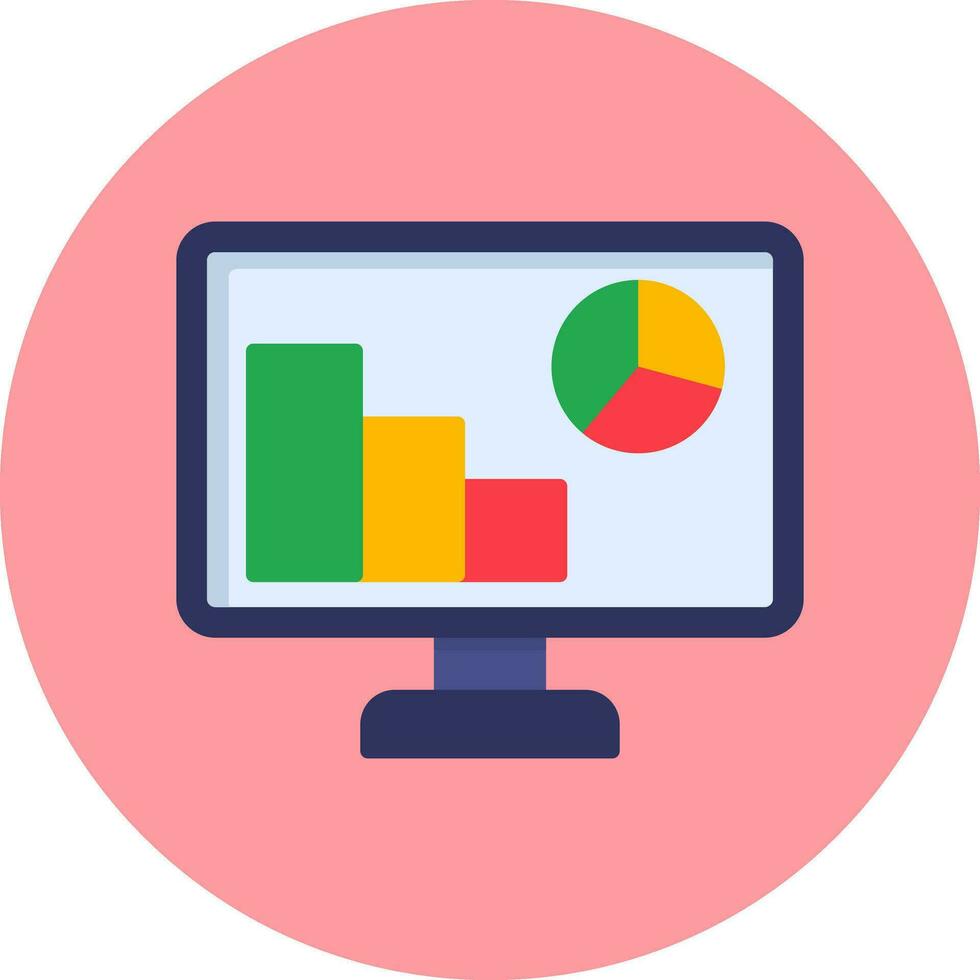 Acceuil analysis icon vector